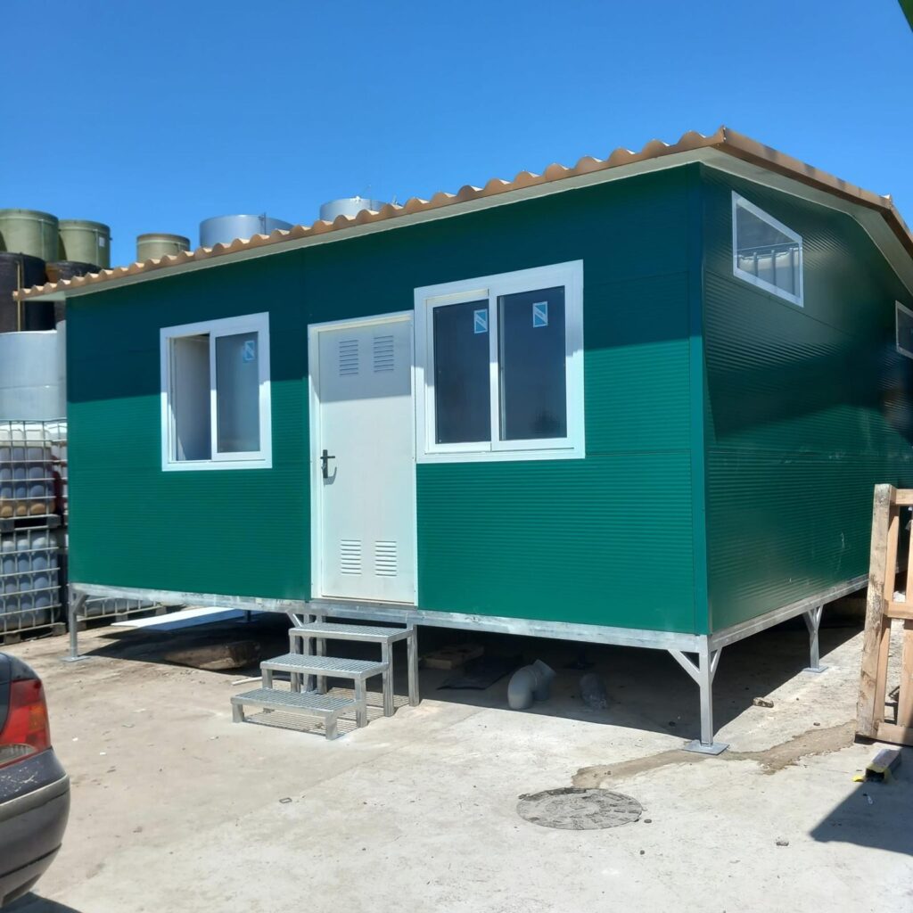 casas prefabricadas a medida por módulos verde